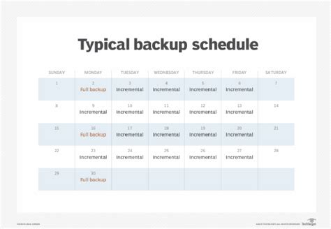 schedule regular backups